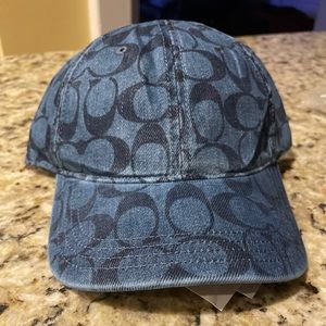 Coach signature baseball hat